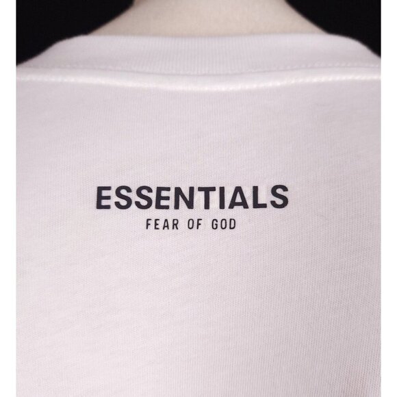 Fear of God ESSENTIALS Crewneck T-Shirt Size XXL Mens White - Picture 5 of 12